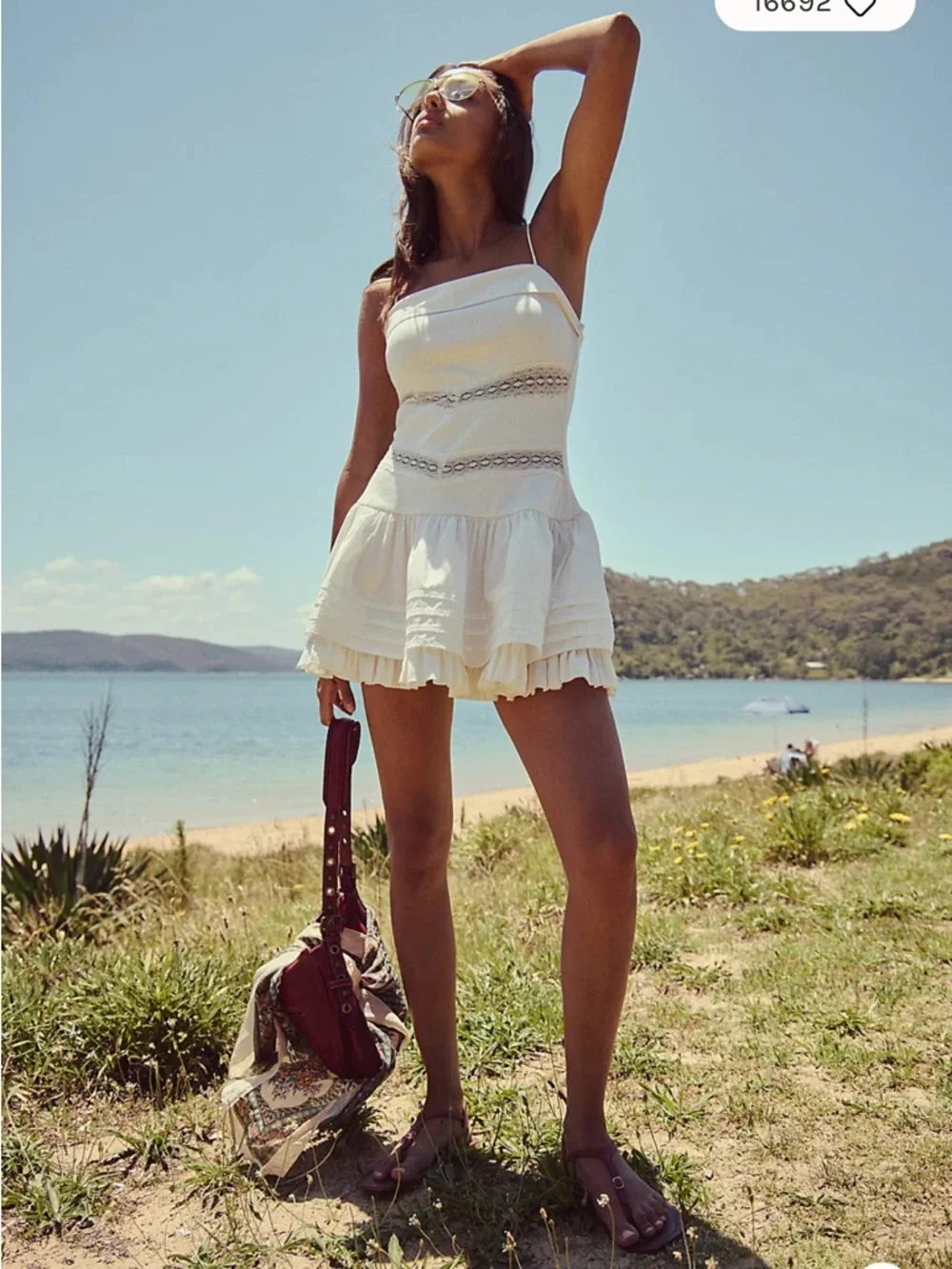 Free People Bliss Beauty Mini Dress size S - Picture 6 of 12